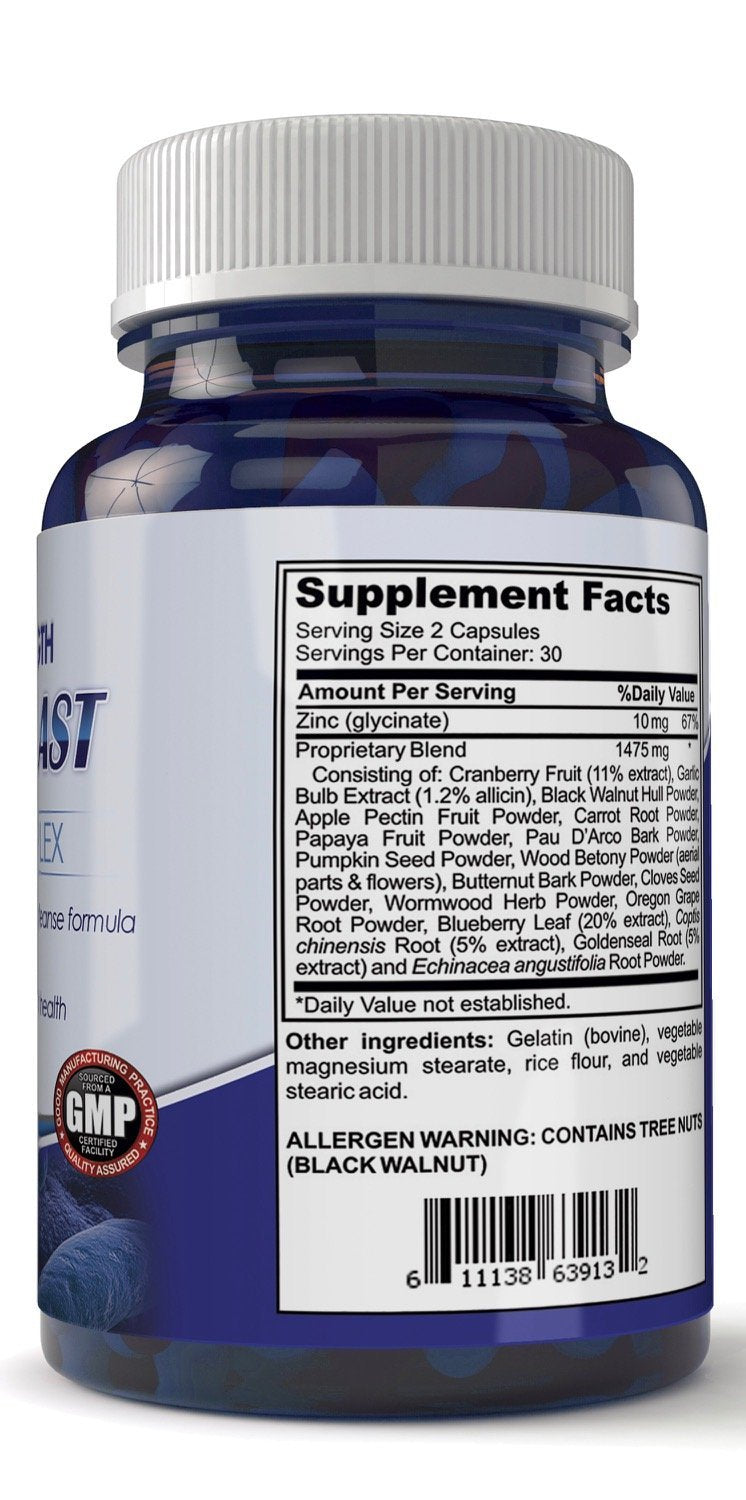 Extra Strength Colon Blast 10 Day Detox Complex (60 Capsules)