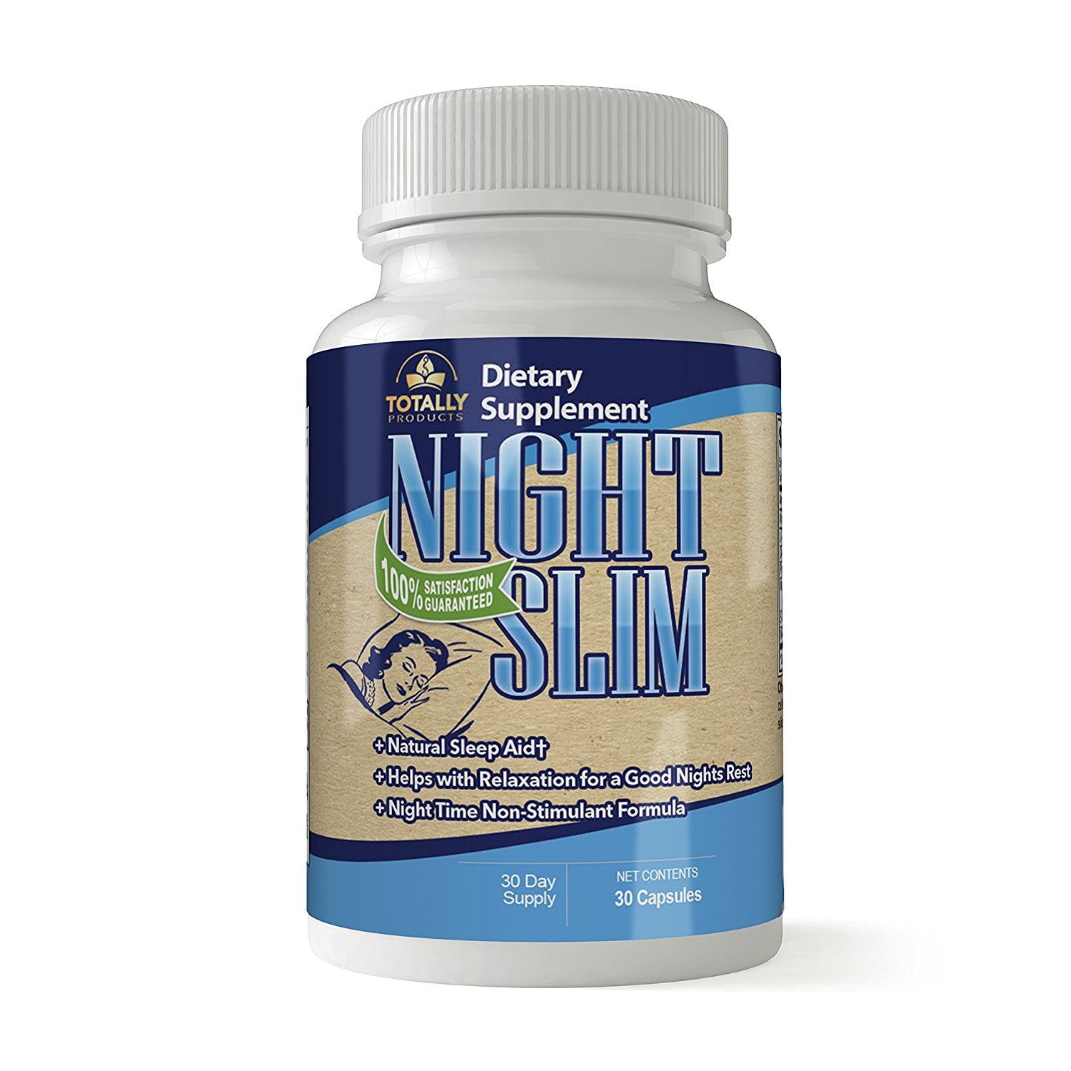 Night Slim All Natural Sleep Aid (30 Non-Habit Forming Capsules)