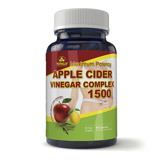 Maximum Potency 1500mg Apple Cider Vinegar Complex (60 Capsules)