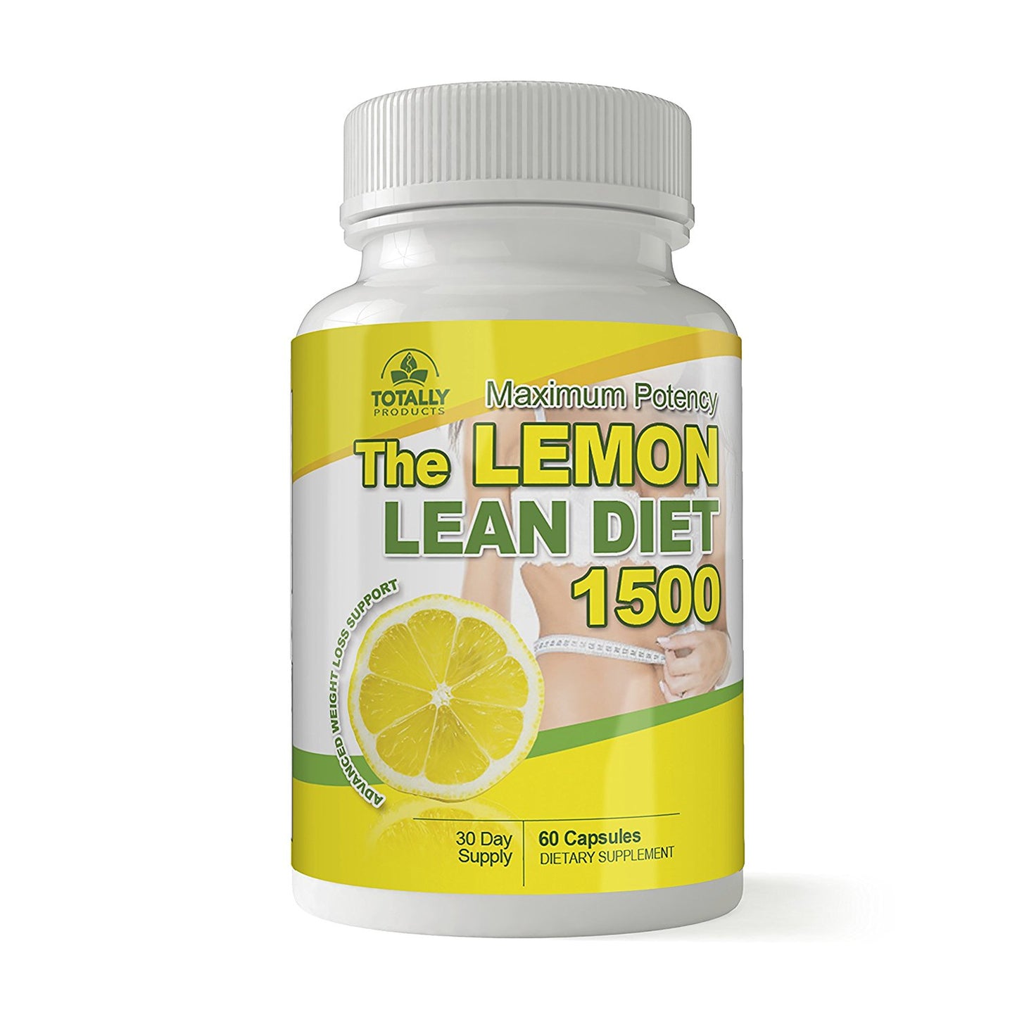 The Lemon Lean Diet - Maximum Potency 1500mg Advanced Weight Loss Support (60 Capsules)