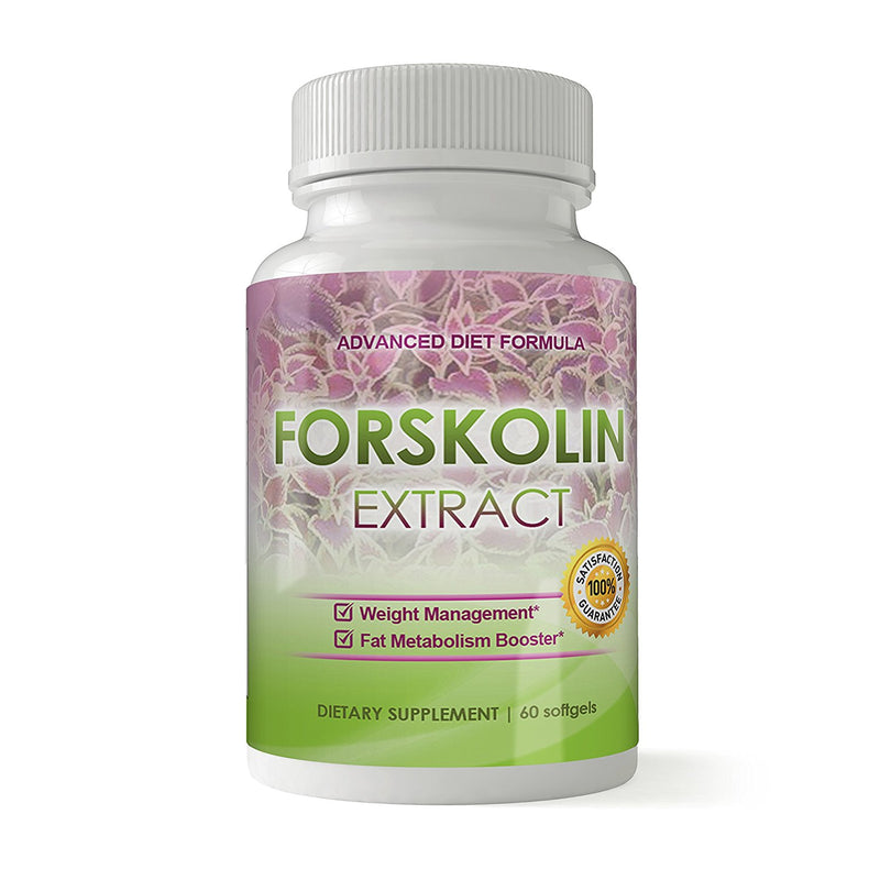 100% Pure Forskolin Extract - 250mg Premium Grade Coleus Forskohlii (60 Capsules)