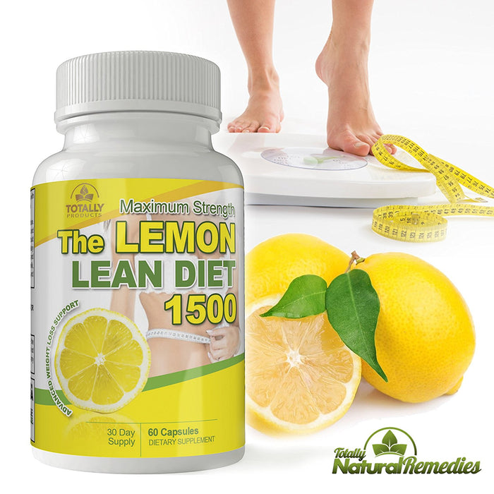 The Lemon Lean Diet - Maximum Potency 1500mg Advanced Weight Loss Support (60 Capsules)