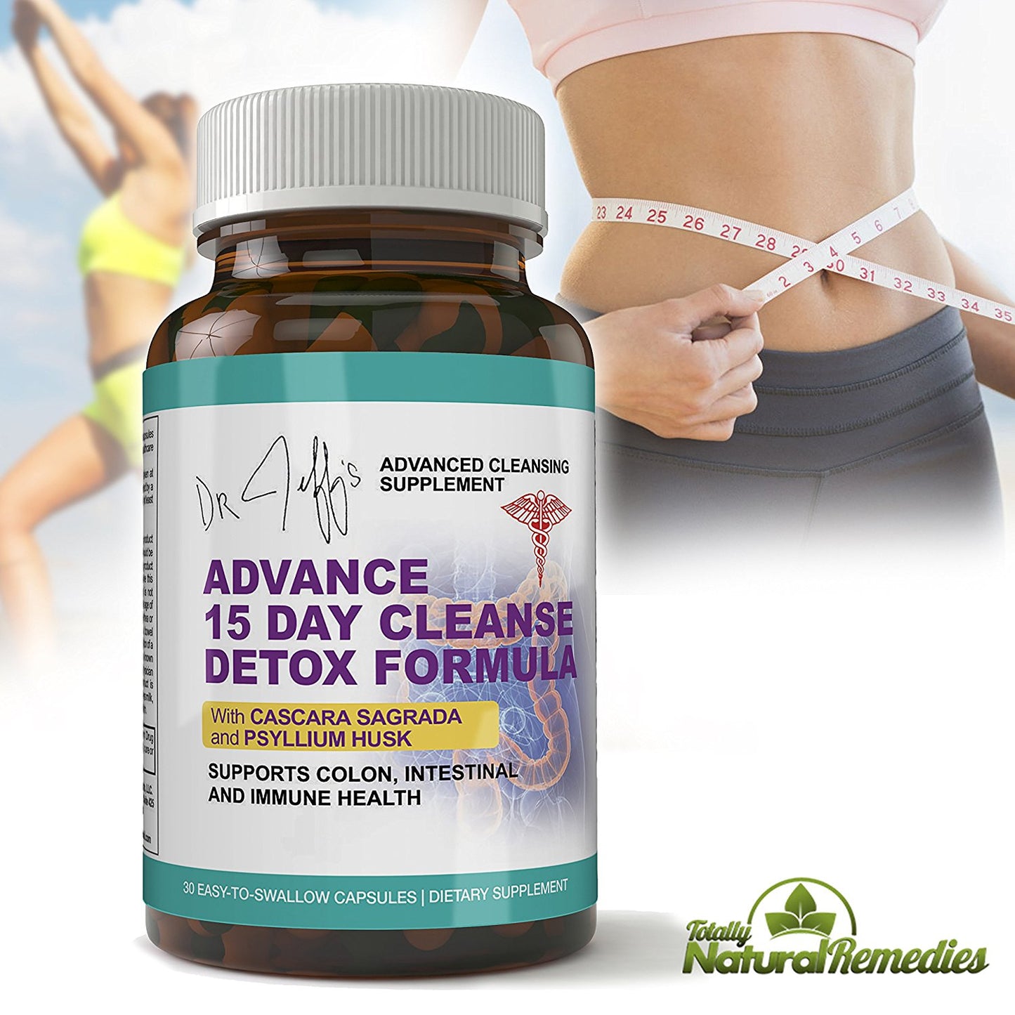 Dr. Jeff's Colon: Advanced 15 Day Detox Cleanse Formula (30 Capsules)