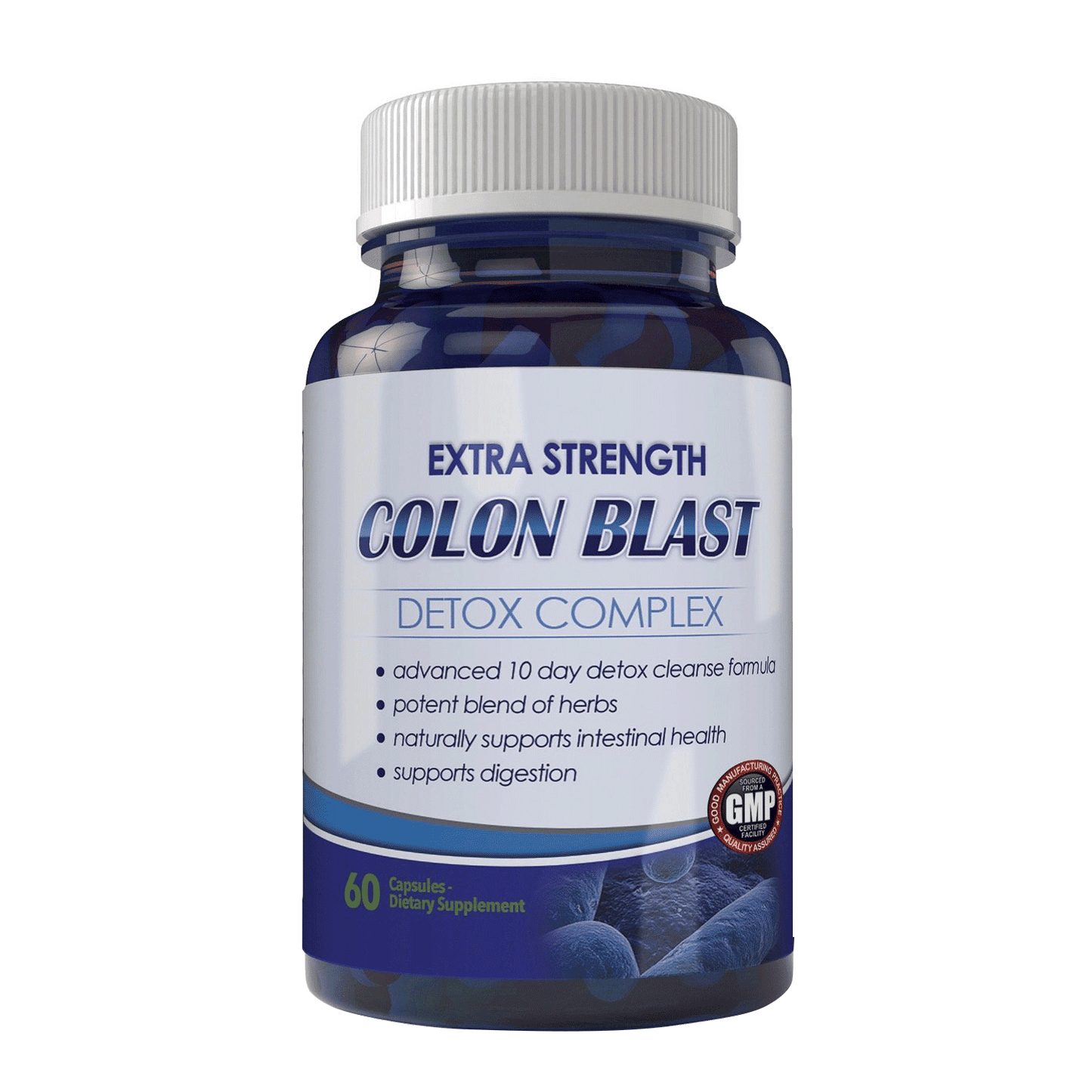 Extra Strength Colon Blast 10 Day Detox Complex (60 Capsules)